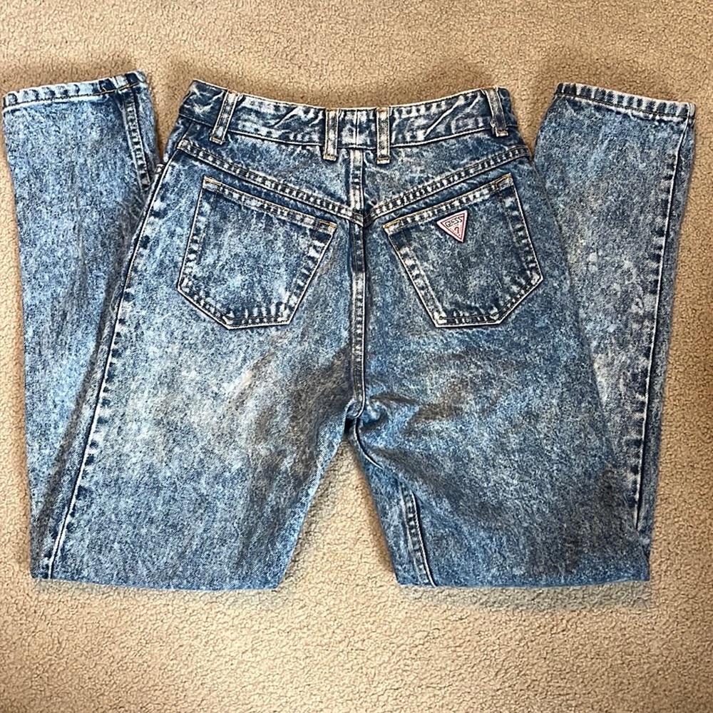 VINTAGE GUESS GEORGES MARCIANO ACID WASH JEANS
